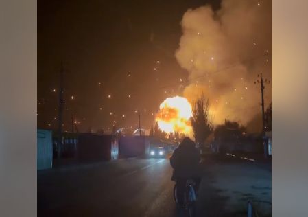 Мощный взрыв прогремел  в поселке Седово под Новоазовском