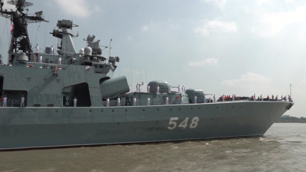Отряд боевых кораблей ТОФ прибыл в индийский порт Вишакхапатнам