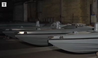 Враг публикует кадры с секретной военной базы на Днепре, где базируются новые морские дроны