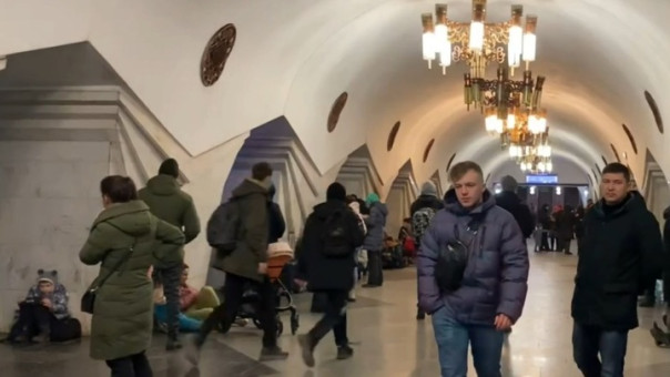 В киевском метро просел грунт