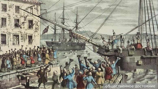 Масонское чаепитие в Бостоне