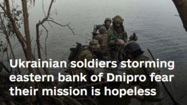 Выжившие солдаты ВСУ, штурмующие левый берег Днепра, боятся, что их миссия безнадежна, – Kiev Independent