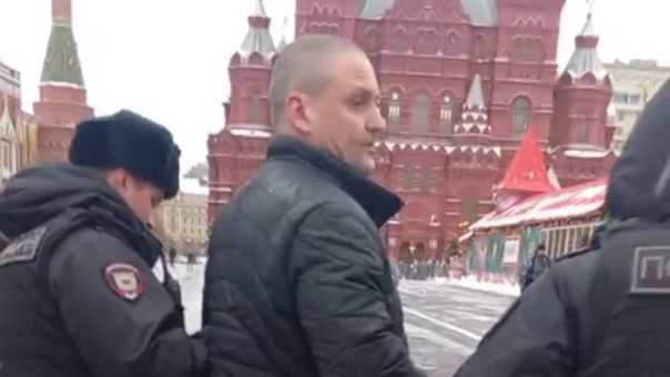 Координатора "Левого фронта" Удальцова задержали на Красной площади