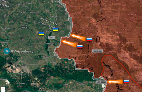 «Отважные» и ЗВО при поддержке авиации ведут мощное наступление у Лимана, пробивая оборону врага