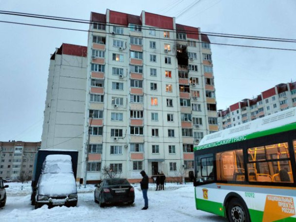 При атаке дрона в Воронеже повреждены 35 квартир в трех домах