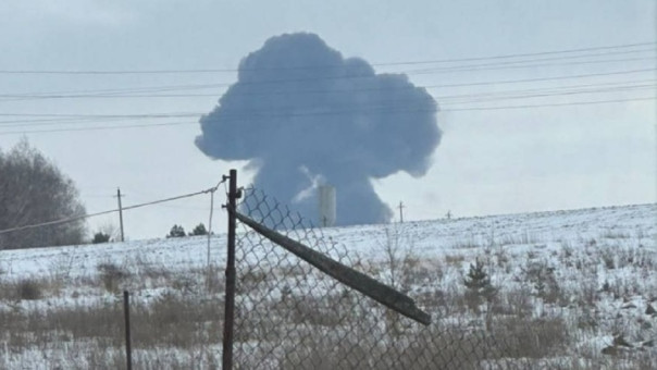 В Белгородской области разбился самолет Ил-76 Минобороны с пленными ВСУшниками