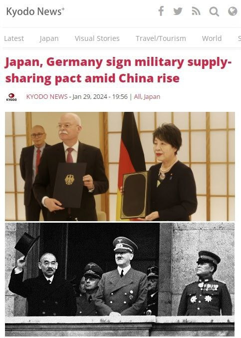 Япония и Германия подписали пакт о разделе военных поставок на фоне роста Китая