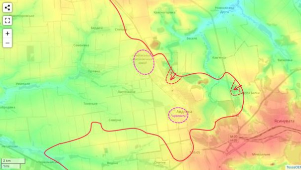 Прорыв на фланге Авдеевки: у ВСУ критическое положение, армия России продвинулась на 1 км, перерезав трассу Н-20