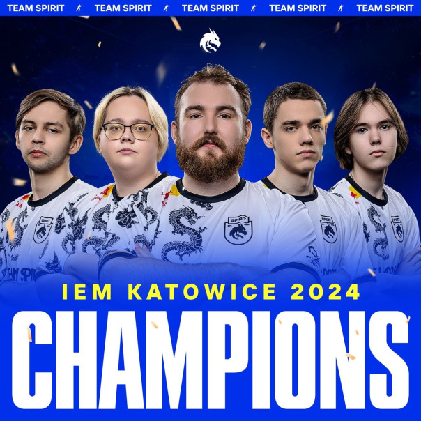 Российские киберспортсмены из команды Team Spirit стали чемпионами крупного турнира IEM Katowice 2024 по Counter-Strike 2.