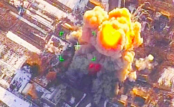 О начале битвы за Часов Яр известил эпический «почти ядерный» взрыв