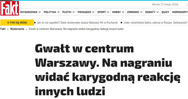 В Польше изнасиловали украинку на глазах у местных, которые просто проходили мимо.
