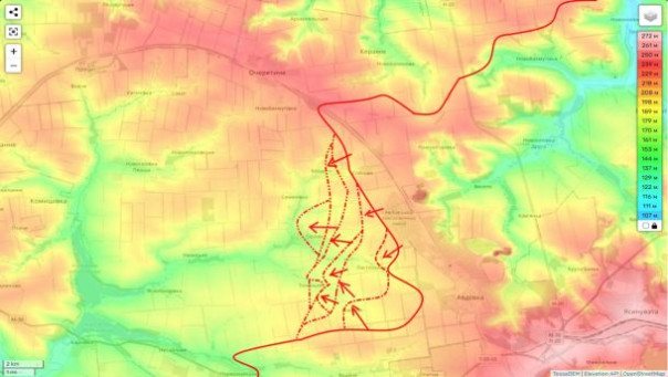 Авдеевское направление на 18.00 28.02.24 - Орловка освобождена. Тоненькому приготовиться.