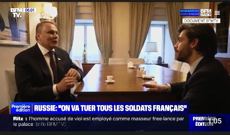 Петр Толстой: ВС РФ будут убивать всех французских военных на Украине