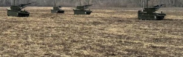 Первая в истории атака штурмовых дронов