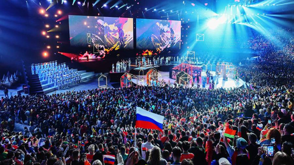 Церемония открытия всемирного фестиваля молодежи в Сочи