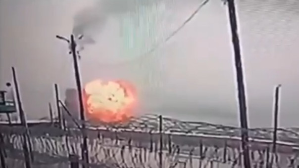 Появилось видео мощнейшего взрыва на ТЭЦ в Туве