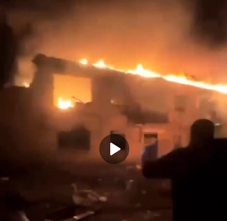 Недавний ночной прилет по располаге французских наемников в Полтаве