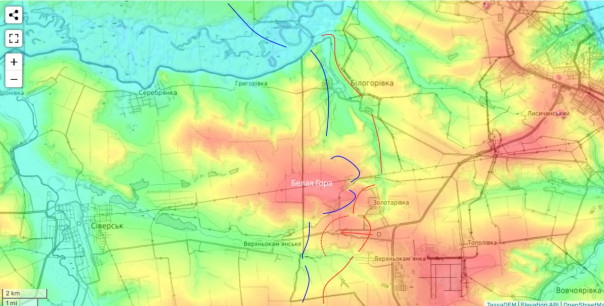 Северское направление на вечер 10.04.24 — бои за Белую гору...