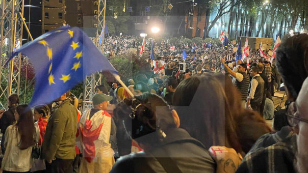 Грузинский протест вышел на путь Евромайдана