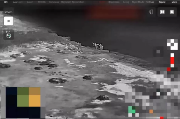 Трое украинских солдат переплыли Днепр и сдались в плен