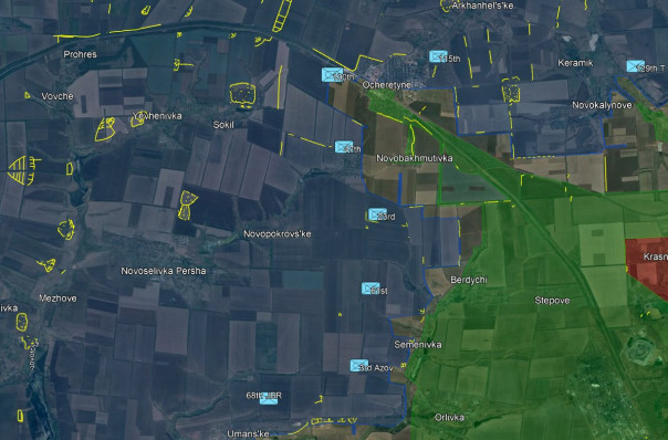 «Отважные» заняли стратегическую высоту и быстро расширяют фланги, заняв Очеретино и Новобахмутовку, завершая взятие Бердычей и Семеновки