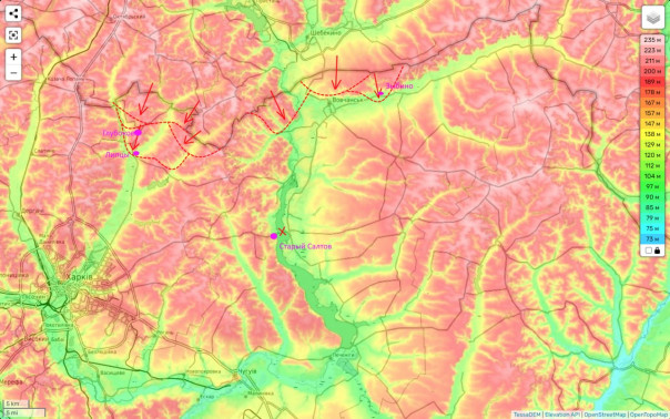 Харьковское направление — ситуация на середину дня 11.05.24...