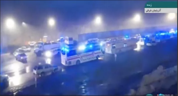 С двумя находившимися на борту вертолёта Раиси людьми установили контакт