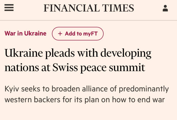"Мы не сможем победить Россию": В течение месяца украинские официальные лица начали думать о перспективе переговоров в будущем , — FT