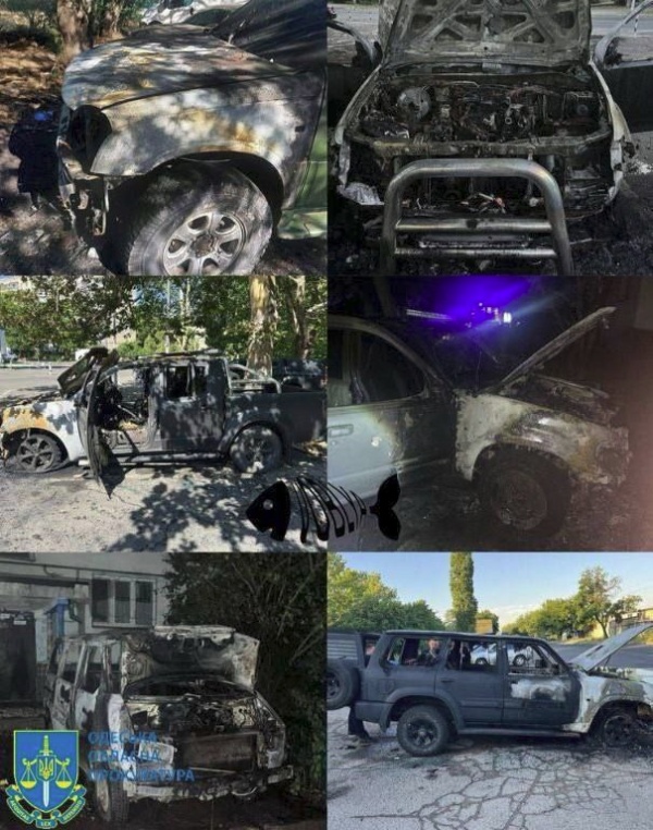 Комбат «Азова» разрешил своим боевикам расстреливать на месте поджигателей военных авто в тылу... а машины продолжают полыхать