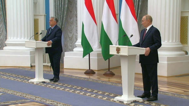 Владимир Путин и Виктор Орбан провели совместную пресс-конференцию по итогам двусторонних переговоров.