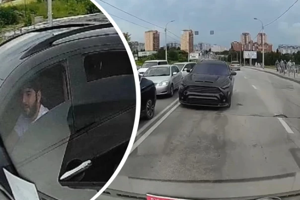 Очередной абу-бандит на дорогах российских городов... и никто ему не указ