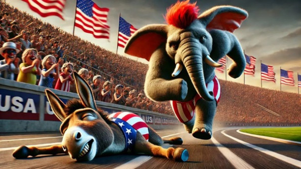 Трамп выгнал Байдена из Белого дома