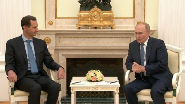 Владимир Путин встретился в Москве с Башаром Асадом