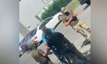 Полный экшн: ТЦКашники бросились в погоню задним ходом за битком набитым автобусом «ухилянтов»