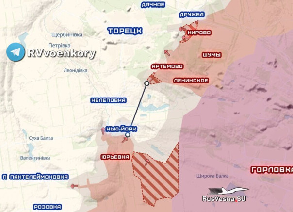 Враг под угрозой котла бежал из-под Нью-Йорка, бросив мощные укрепрайоны и потеряв участок 3,5 на 1,7 км