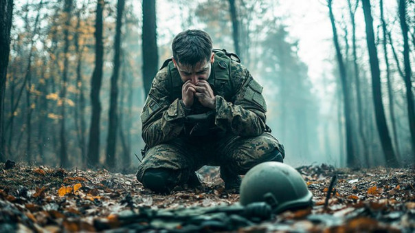 Крик души одного из наших бойцов: Стихи с фронта