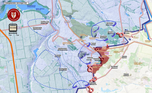 Украинск под контролем ВС РФ – двигаемся дальше | Разгром колонны НАТОвской бронетехники, пытавшейся взять штурмом Весёлое