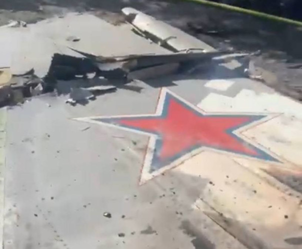 Очень странный "дружественный огонь": сбит тяжелый ударный БПЛА С-70 «Охотник»