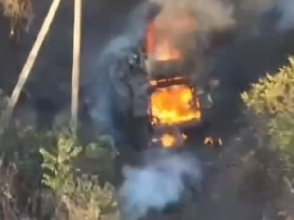 ВСУ уничтожили беспилотником собственный танк и БМП