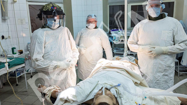 Невзорвавшийся снаряд извлекли из ноги бойца СВО под Белгородом