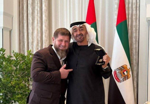 Кадыров встретился в Абу-Даби с президентом ОАЭ