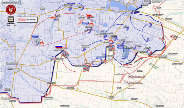 Армия России активно атакует. Короткая сводка с фронта 31 октября 2024 года