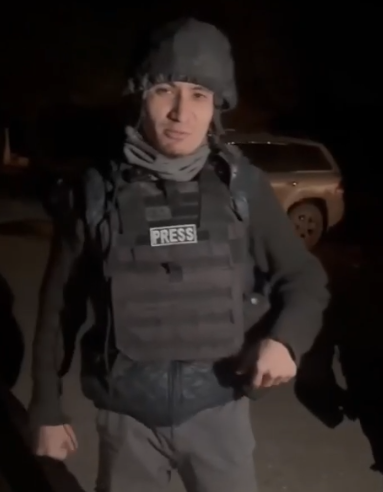 Новый россиянин Фаррух в Алеппо  горячо  приветствует  своих братьев-боевиков