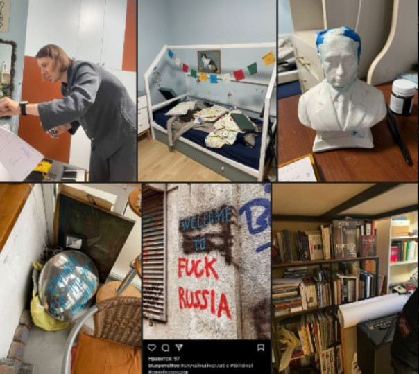 В Нижнем Новгороде силовики пришли с обысками к одиозному художнику-провокатору Синему Карандашу