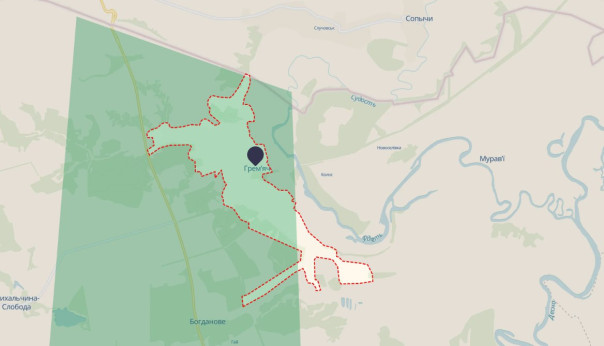 Российские бойцы вошли в села Черниговской области и установили флаги