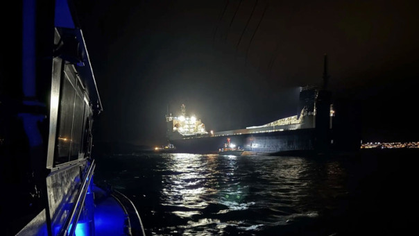 Судно с ракетами NASAMS для Польши село на мель у берегов Норвегии