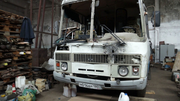 В Горловке от обстрелов ВСУ пострадали более 50 автобусов, сегодня пострадали 9 человек