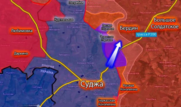 Хохлы с утра решили поиграть в свою любимую игру с массовым самоубийством и пошли в атаку в Курской области