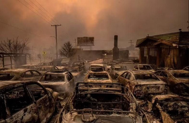 Сын Трампа связал пожары в Калифорнии с помощью США Украине