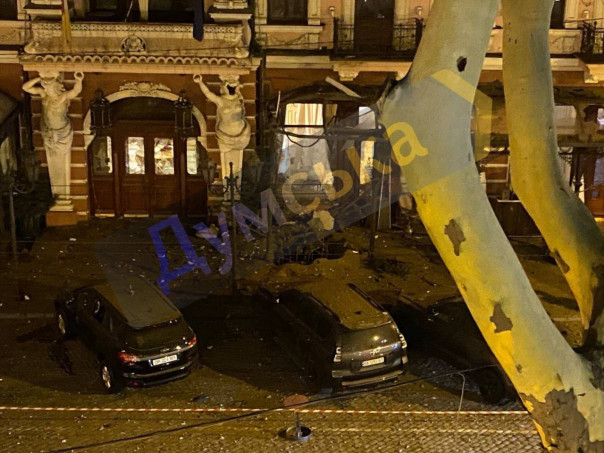 Мощный удар нанесён по элитному отелю «Бристоль»  в Одессе, где останавливались иностранные наемники